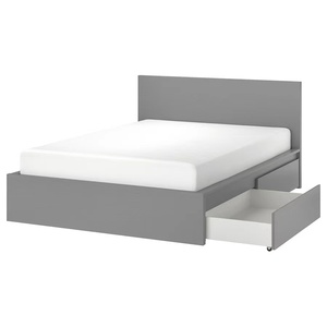 Wholesale High Quality Modern Bedroom Furniture <strong>Solid</strong> <strong>Wood</strong> Cheap Wooden <strong>Box</strong> <strong>Bed</strong> Designs Storage <strong>Bed</strong> with <strong>Box</strong> and Drawer - Product Image 5