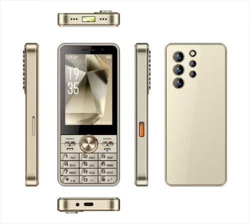 Hot Selling Dual SIM Dual Standby 4G signal Front and Back Dual Cameras Support Smart Software Running Button Mobile Phone