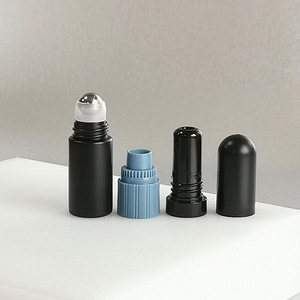 Dos en uno de doble propósito 5ml Aceite esencial Aromaterapia Tubos de inhalador nasal en blanco Mecha de algodón Rollo en botella con bola de metal - Product Image 6