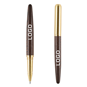 Stylo à encre gel en bois artisanal personnalisé, éco-responsable, de haute qualité, avec logo imprimé au laser, vente en gros pour cadeaux d'affaires - Product Image 5