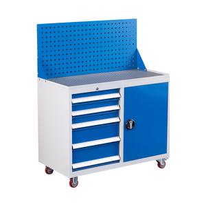 Armoire à outils en acier laminé à froid robuste et complète, capacité <span class=keywords><strong>de</strong></span> charge <span class=keywords><strong>de</strong></span> 150 kg, tiroirs verrouillables pour les mécaniciens <span class=keywords><strong>de</strong></span> garage - Product Image 1
