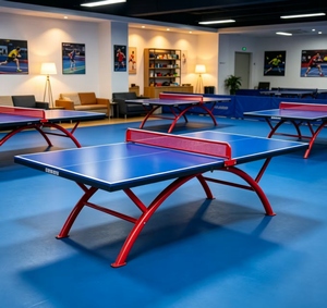 Mesa <span class=keywords><strong>de</strong></span> Tenis <span class=keywords><strong>de</strong></span> Mesa Impermeable SMC, Tamaño <span class=keywords><strong>Oficial</strong></span> Estándar, Anti-UV, para Exteriores, con Soportes Reforzados - Product Image 3