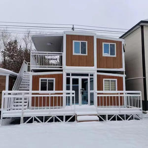 Venta directa 40Ft 20Ft Portable Prefab Mobile Villa Contenedor extensible Living House Baño completo Tiny Home para edificio de oficinas - Product Image 6