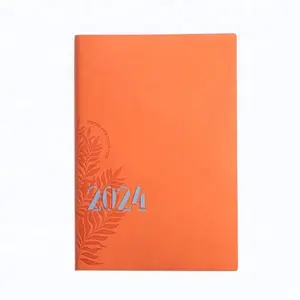 2024 Agenda Book Efficiency Notebook Calendar Plan Book Inside Page 365 Days A5 Soft Cover