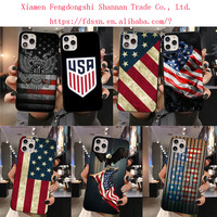 Coque de téléphone 18promax 18 18pro avec drapeau américain pour iPhone 17 Air 16 15 14 13 12 Pro Max Plus – Cadeau
