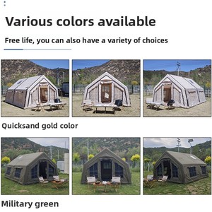 17.2m ² nhiều người dày không thấm nước di động chống mưa ngoài trời cắm trại Lều bơm hơi - Product Image 3