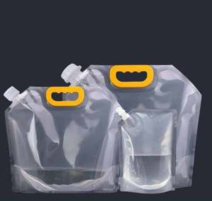 Bán buôn <span class=keywords><strong>2025</strong></span> mới bao bì thực phẩm Túi chất lỏng trong suốt Cắm Trại Đi Bộ Đường Dài chuyến đi uống đứng lên Spout Túi - Product Image 5