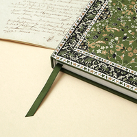 Carnet à couverture rigide avec logo personnalisé, motif tapis persan vintage, pages vierges, journal, papeterie esthétique, vente en gros