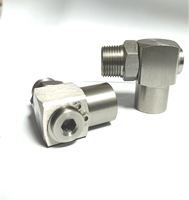Junta Giratoria de 90 Grados de Acero Inoxidable 304 316 con Cono de Sellado para Enfriamiento de Moldes, Utilizada para Jardinería