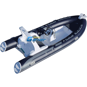 Gather RIB520 5.2M 17FT New Design Fishing Sailing Yacht Fiberglass Dingh Deep-V Hull Boat Speed <span class=keywords><strong>Canoe</strong></span> For Sale RIB520C - Product Image 5