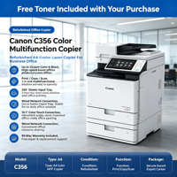 Copieur laser multifonction, imprimante, scanner, tout-en-un C256 356 357, photocopieur couleur A4 pour bureau commercial, documents