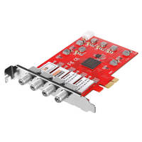 Carte tuner TV satellite numérique TBS6904SE DVB-S2 Quad Tuner PCIe, solution de tête de réseau IPTV, serveur de streaming, passerelle FTA haute performance