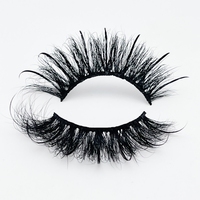 Faux cils naturels moelleux et vaporeux 16-25mm vrais cils de vison 8d cils de vison vaporeux