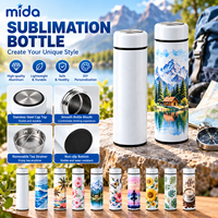 Botol Tumbler Termos 500 ml untuk Olahraga, Sublimasi, Cetak Kosong, Hadiah Bisnis, Outdoor, Botol Vakum