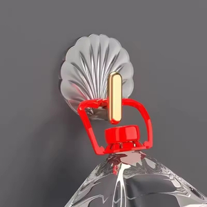 Wholesale <b>Wall</b> Adhesive <b>Hook</b> Beautiful Transparent Shape Acrylic <b>Wall</b> <b>Hook</b> for Bathroom Kitchen Living Room Porch Bedroom - Product Image 1