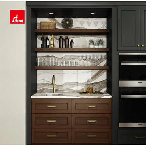 Allandcabinet Durable Style Custom Shaker Laque Gris Blanc Solide Bois Chaud Moderne Ferme Deux Tons <span class=keywords><strong>Cuisine</strong></span> Designs - Product Image 6