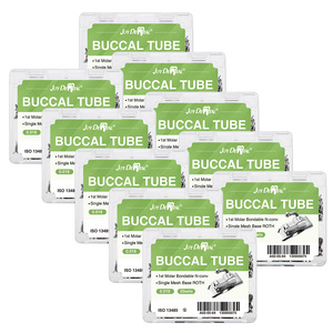1. Molar Bondable Mesh Base ortodontik bukkal tüpler için tek <span class=keywords><strong>Roth</strong></span>/Mbt 018/022 diş bukkal tüpler - Product Image 6