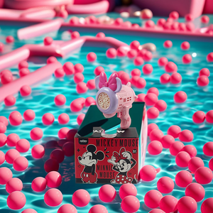 Pistola a bolle di sapone in plastica a 8 fori di Topolino e <span class=keywords><strong>Minnie</strong></span>, giocattolo estivo da esterno per bambini - Product Image 4