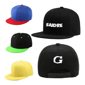 Tùy Chỉnh Bán Buôn Unisex Thời Trang Hai Tone Hip Hop Ngoài Trời Snapbacks Thể Thao Hot Bán Bông Thêu Mũ Bóng Chày Cho Nam Giới