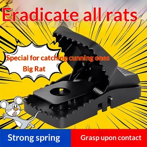 Piège à rats en plastique sensible et cage à souris réutilisable – Outil de capture de rongeurs pour la lutte antiparasitaire domestique et la cuisine, utilisation en intérieur - Product Image 3