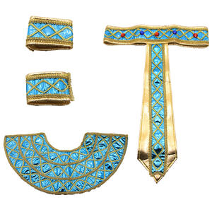 Diadema de Joyería de Cleopatra, Tocado, Cinturón, Collar, Conjunto de Sombrero, 4 Piezas, Accesorios de Disfraz Egipcio para Mujer, Halloween - Product Image 6