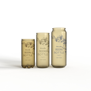 Botellas de Plástico para Refrescos de 330 ml y 500 ml al por Mayor, Botellas de Cerveza Reutilizables, Envases Transparentes para Bebidas - Product Image 2