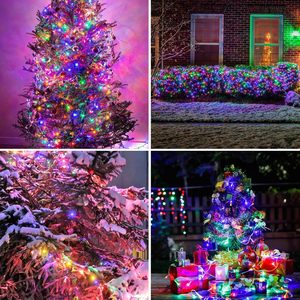Hot Selling Cheaper Transparent 220V 8function 100LED 10Meter <b>Holiday</b> String <b>Light</b> Christmas Outdoor Decoration Dimmable Garden - Product Image 3