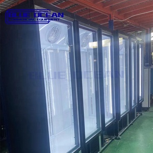 ตู้แช่น้ำดื่ม4ประตูตู้แช่ตู้เย็นซูเปอร์มาร์เก็ตอุณหภูมิเดียว - Product Image 4