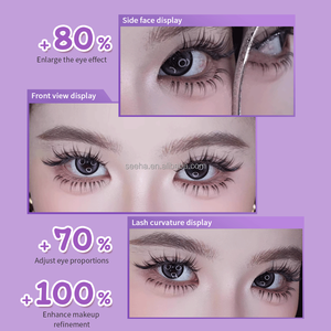SeeHaa <strong>Idol</strong> Group ACE False <strong>Lashes</strong> False Eyelash Extensions Diy Cluster <strong>Lashes</strong> Kit - Product Image 3