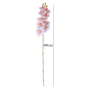 Phalaenopsis Orchid Artificial Flower 9-Headed Silk Flower High Simulation Natural Touch Luxury Style Home Decoration - Product Image 5
