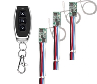 Module de commutation de télécommande sans fil AIsmartlink pour l'alimentation des lumières LED, utilise 3,7 V, 4,5 V, 9 V, 12 V, 24 V, contrôleur intelligent multi-tension