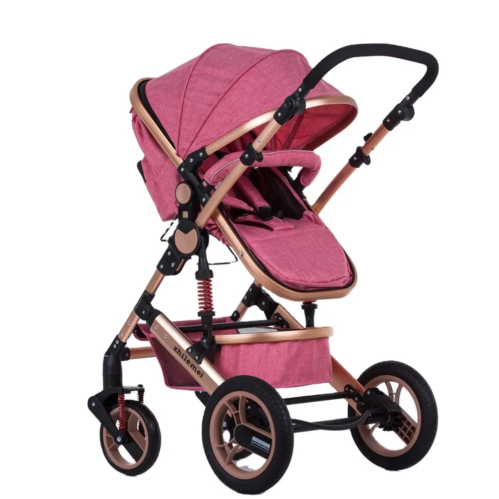 Populaire Oem Groothandel Luxe Kinderwagen 3 In 1 Baby Kinderwagen Kinderwagen