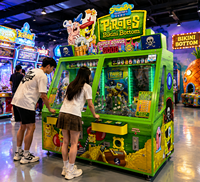 Machine de jeu d'arcade reconditionnée Medal Pusher avec construction en métal et plastique pour centres de divertissement familial