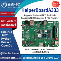 Modul CPU Tertanam HelperBoard A333 2GB RAM + 32GB eMMC LPDDR4 USB 3.0 2.5K MIPI WiFi6 H.265 VP9 HMI Industri