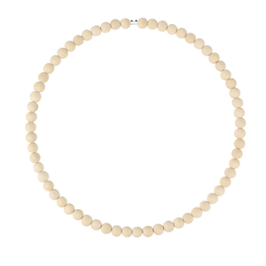 <span class=keywords><strong>Kit</strong></span> de fabrication de couronne de perles en bois - Anneau métallique avec perles naturelles pour décoration murale, fête de vacances et décoration bohème, fournitures complètes pour l'artisanat - Product Image 4