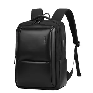 Office Laptop Computer Backpack High Quality Custom Business Anti-theft with USB for Man Waterproof Bag Polyester Unisex Aoking