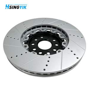 Pour le capuchon du système de freinage arrière de voiture de <span class=keywords><strong>sport</strong></span> 2 pièces en aluminium flottant 1K0615301AD disque de frein pour Audi A3 S3 Sportback Limousine - Product Image 4