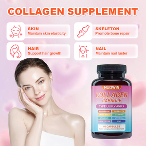 Marine Collagen chất chống oxy hóa làm trắng bổ sung với Glutathione viên nang cho người lớn làm sáng da & rạng rỡ vẻ đẹp hỗ trợ - Product Image 2