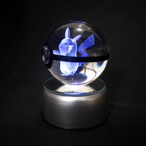 Boule en cristal K9 de 80 mm, nouveau design, populaire, multi-choix, pour cadeau d'enfant - Product Image 5