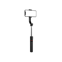Bâton de selfie multifonction extensible en acier inoxydable avec télécommande sans fil 6 en 1