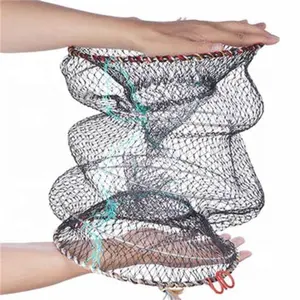 Otomatik taşınabilir katlanmış ucuz fiyat kaliteli satın balıkçılık net tayvan balık kafesi net
