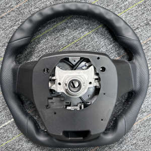 Volant en cuir cousu main compatible avec <span class=keywords><strong>toyota</strong></span> Hilux <span class=keywords><strong>Gr</strong></span> Fortuner camry Supra MK5 A90 79 Series <span class=keywords><strong>corolla</strong></span> GT 86 Lc300 - Product Image 6
