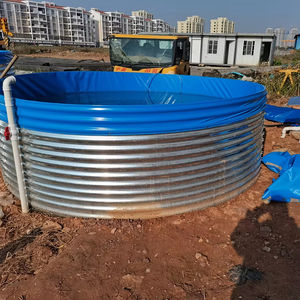 Fournisseur d'usine en Chine, grand réservoir à poissons en PVC, système d'aquaculture en recirculation, réservoir à poissons en PVC pour Ras - Product Image 1