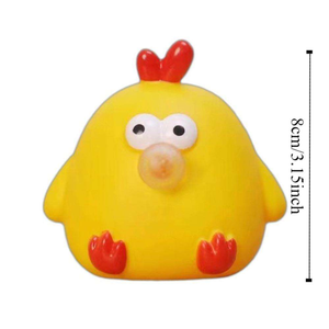 Creative Cute Chicken Squeeze <b>Bubble</b> Spitting Toys Cute Stress Relief Children's Toys Creative Gift Ornaments - Product Image 5