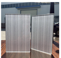Verre décoratif filaire en maille de soie stratifiée de décoration de sécurité trempé clair de 10mm