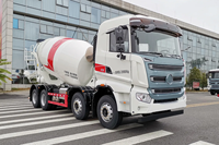 Camion malaxeur à ciment SY412C-8S, 315 ch, grand réservoir d'eau, pour le développement immobilier urbain, en état de marche