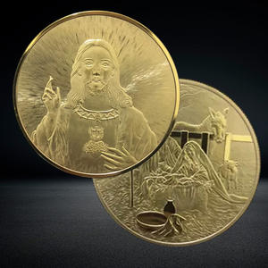 Pièces commémoratives personnalisées en métal, souvenirs d'église, pièce commémorative de Jésus, pièces commémoratives pour la Cène des Douze Apôtres - Product Image 4