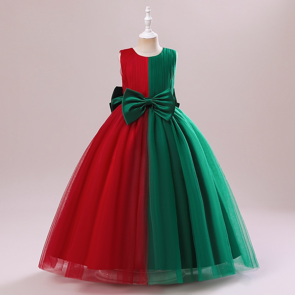 2026 Christmas Birthday Party Wear Tulle Ball Gown Evening Dresses for 14 Years Old Girls