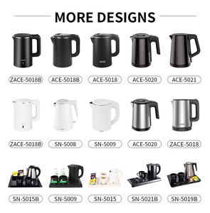 Portabel dua lapisan cepat listrik teko air mendidih ketel baja tahan karat Set baki 220v tegangan Cina penggunaan rumah - Product Image 6