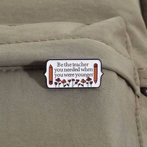 Sé <span class=keywords><strong>el</strong></span> maestro que necesitabas esmalte Pin reconocimiento broche regalo para educadores solapa insignia joyería al por mayor - Product Image 3